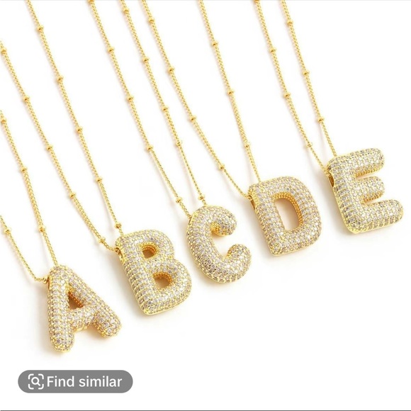 Letter K necklace - Picture 1 of 7